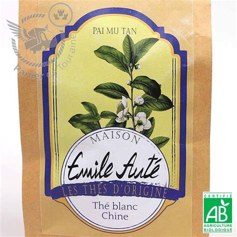 Thé blanc de Chine Pai Mu Tan BIO 70g Maison Emile Auté