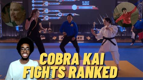 Cobra Kai Season Finale Fights Ranked Youtube