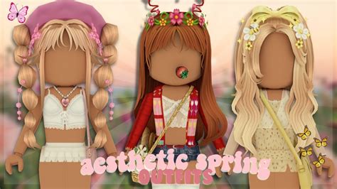 Aesthetic Spring Roblox Outfits With Codes And Links Itslxse ♡ Youtube