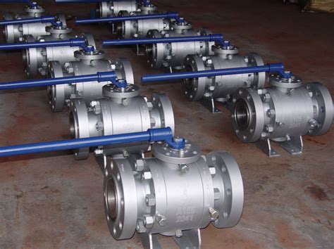 Forged Flanged Trunnion Ball Valve High Quality Forged Flanged