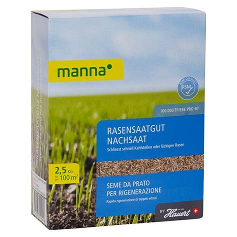 Manna Nachsaat Rasen 2 5 kg 100 m² BAUHAUS