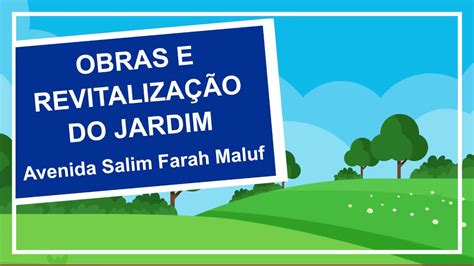 REVITALIZAÇÃO DA AV SALIM FARAH MALUF YouTube