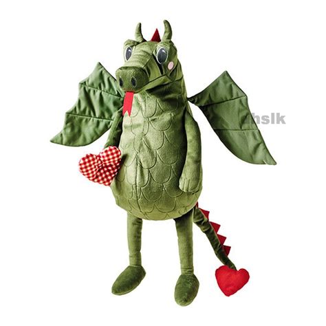 IKEA FLYGDRAKE Dragon SOFT Plush Toy PUFF Harry Potter Dudley NWT