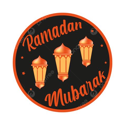 Ramad N Mubarak Imagen Png Con Tema Naranja Negro Png Ramad N