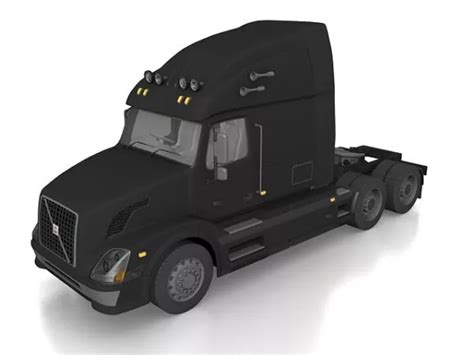 Volvo Vn Truck Free 3d Model Max Vray Open3dModel