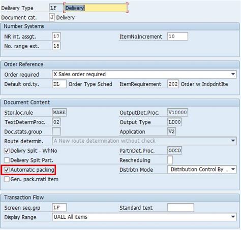 Configuring Automatic Packing In Outbound Delivery Sap Community