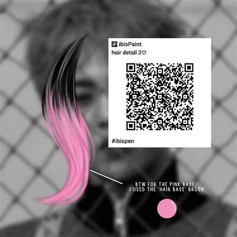 Ibis Paint X Hair Brush Qr Code Ztech