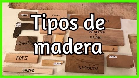 Tipos De Madera Tipos De Madera Clases De Madera Libros De Carpinteria