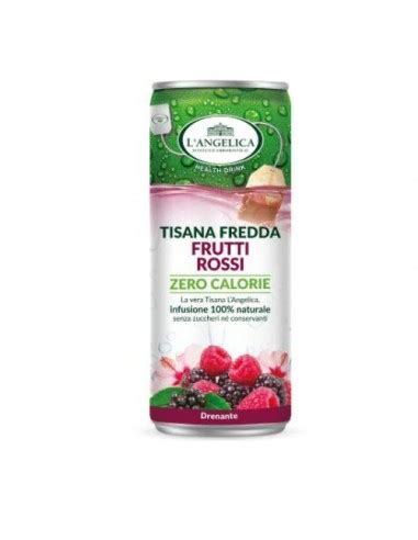 L Angelica Cold Infusion Frutti Rossi Drenante Zero Zuccheri Zero