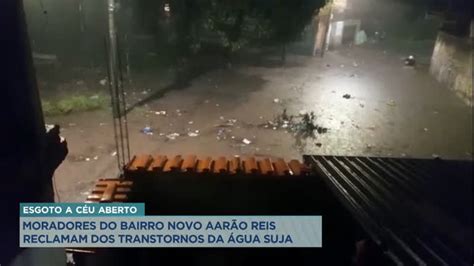 Moradores Do Bairro Novo Aar O Reis Denunciam Esgoto A C U Aberto