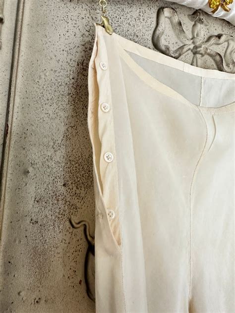 1930s Cream Silk Tap Pants French Knickers Gem