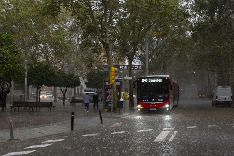 Barcelona En Alerta Groga Per Intensitat De Pluja Avui