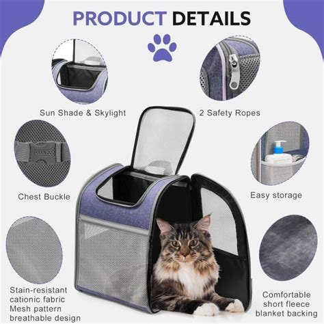 Sac Dos Pour Chats Caisse De Transport Pour Chats Sac Dos Pour