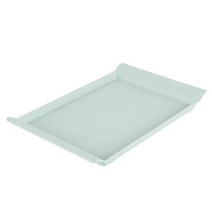 Bandeja de Cozinha Retangular 44x29cm Plástico Verde Menta Servir OU