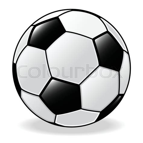 Isolated of Soccer ball. Football ... | Stock vector | Colourbox