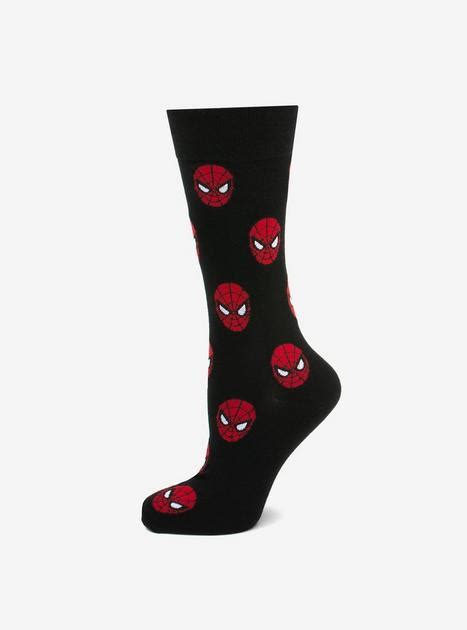 Marvel Spider Man Black Socks Hot Topic