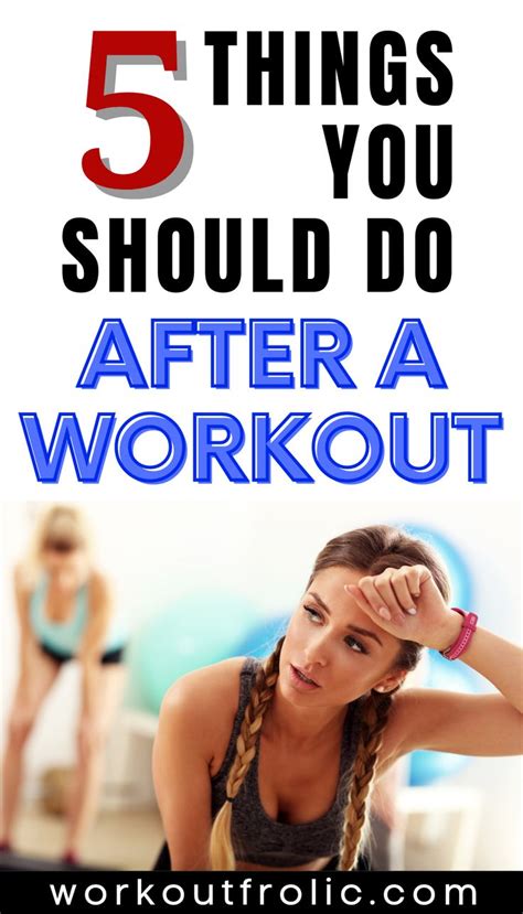 5 Non Negotiable Things To Do After A Workout For Better Fitness