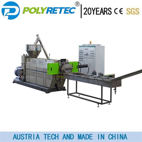 Parallel Twin Screw Granulation Line Abs Pet Pelletizing Granulator