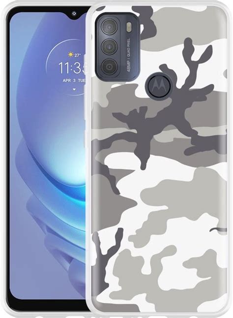 Motorola Moto G Hoesje Army Camouflage Grey Designed By Cazy Bol