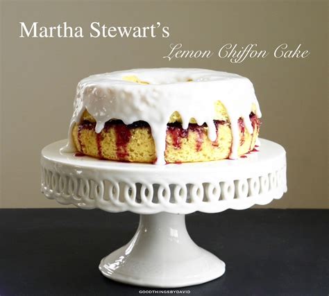 lemon chiffon cake martha stewart