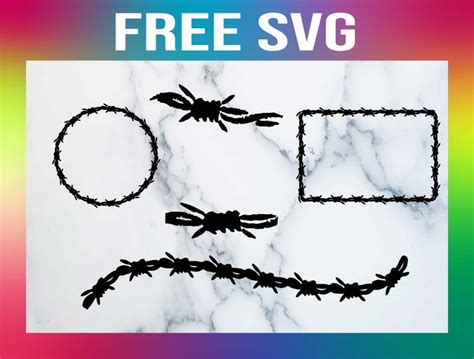 Free Barbed Wire Svg