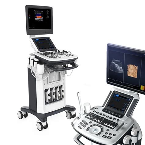 Trolley Color Doppler Echocardiography Machine 3D 4D Ultrasound Scan