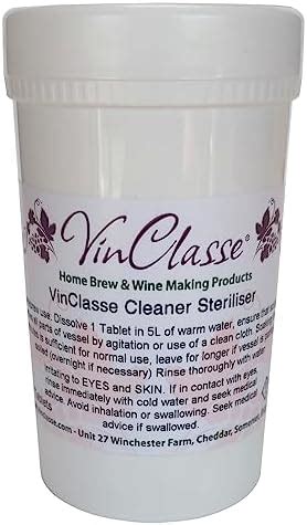 VinClasse Homebrew Wine Making Steriliser 80 X Tablet Bulk Tub