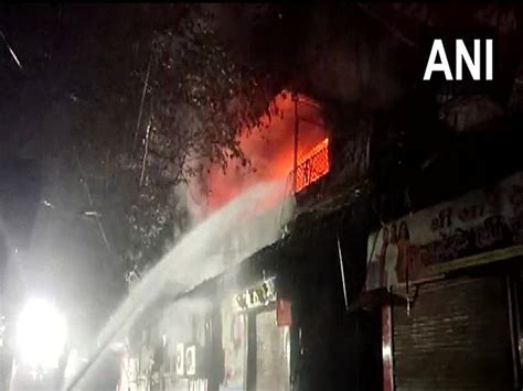 Kanpur Market Fire Dousing Operations Continue No Casualties Reported