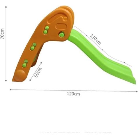 Jeu de toboggan 2 en 1 pour enfant avec grimpeur facile à monter dans