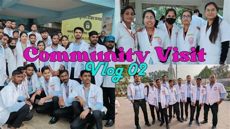 Day In My Life In Community Visit Bsc Nursing Vlog ANMMCH