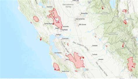 Map Statewide Fires Burning Now In California Kron4