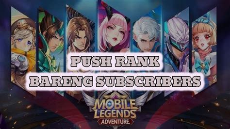 Live Push Rank Dulu Mobile Legend Mythic Solo Palyer Zask