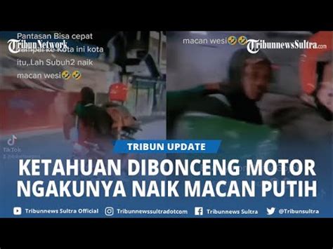 Viral Momen Joko Kendil Sang Musafir Terekam Dibonceng Naik Motor