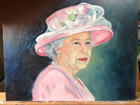 The Queen In Oils Portrait Art Art Commissioned Artwork