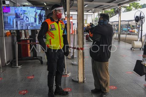 SOSIALISASI LARANGAN PENGGUNAAN MASKER JENIS SCUBA DAN BUFF ANTARA Foto