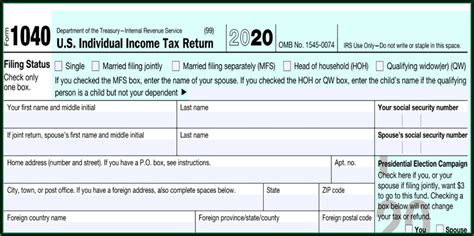 Irs Tax Form 1040ez 2020 - Form : Resume Examples #qeYzgN5V8X