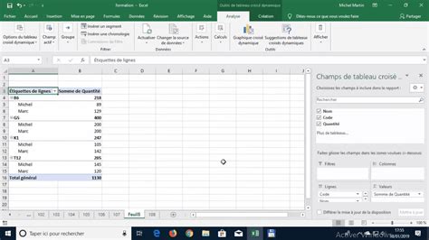 Meilleur Tuto Gratuit Excel L Essentiel Tableau Crois Dynamique 61740 Hot Sex Picture