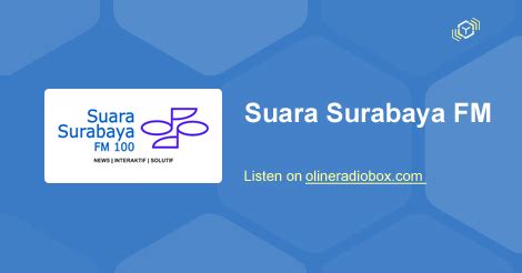 Suara Surabaya Streaming 100 0 MHz FM Kota Surabaya Indonesia