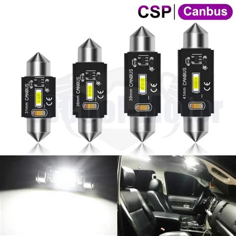 31mm 36mm 39mm 41mm CSP Chips Canbus C5W C10W Led Lampe Auto Girlande