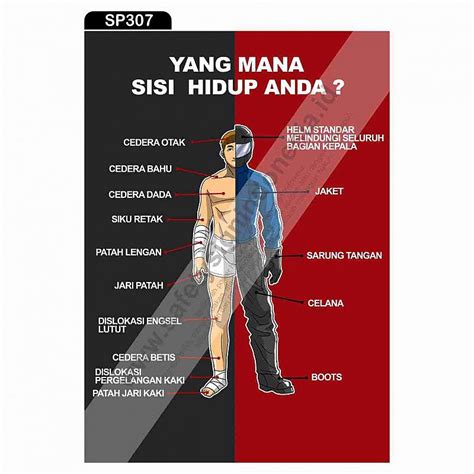 Safety Poster Chapter I Keselamatan Berkendara Sp Safety Poster