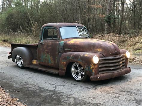 1950 Chevy 3100 Hot Rod Patina 3 Window V8 Rat Rod Classic Chevrolet