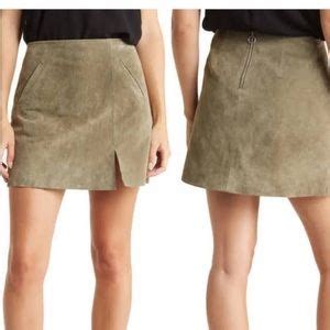 Blank NYC Skirts Blank Nyc Suede Mini Skirt Poshmark