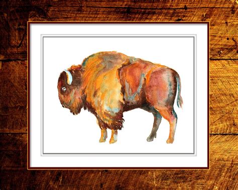 Native American Bison Art