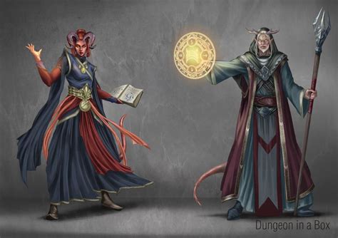 Tiefling Wizards Theresa Königseder Haller on ArtStation at https