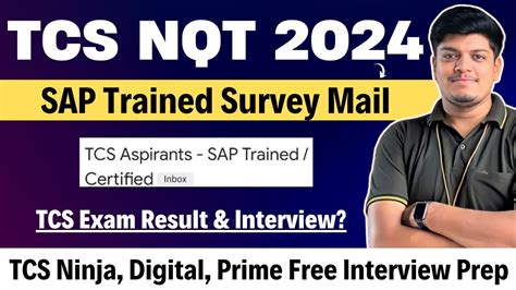 Tcs Nqt Sap Certification Survey Mail Tcs Nqt Result