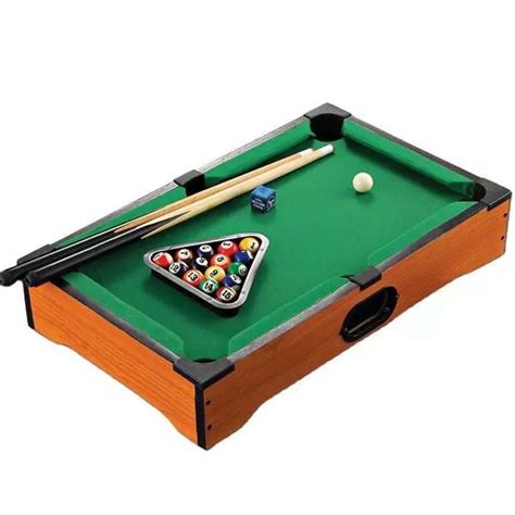 Mini Mesa De Sinuca Bilhar Snooker Port Til Jogo Brinquedo Escorrega