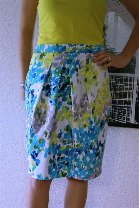 Img Burda Style Marie Skirt In Stretch Sateen From Fa Flickr