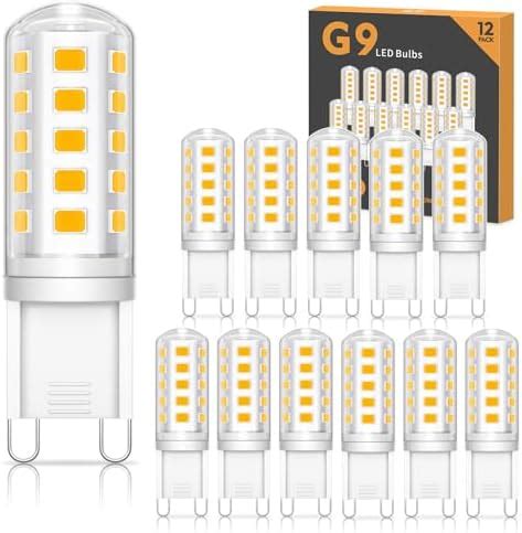 QNUJN G9 Led Bulbs Warm White 5W 500LM 3000K Equivalent To 50W