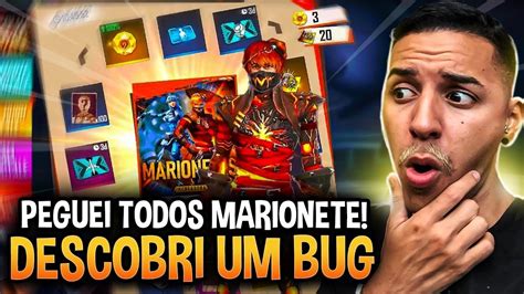 DESCOBRI UM BUG GASTEI 15 000 DIAMANTES PRA PEGAR TODOS MARIONETES DA