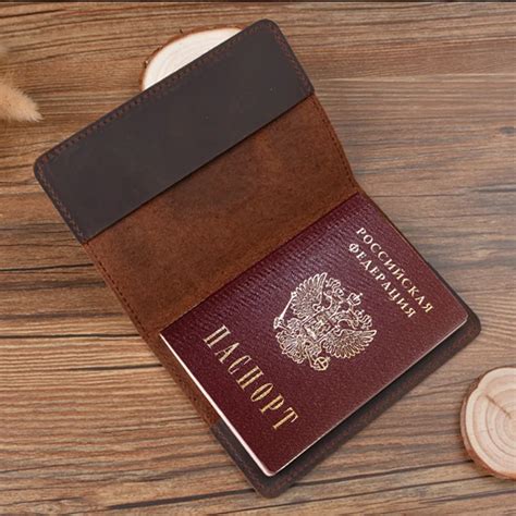 Russia Passport Cover Engraved Covers For Passport Travel Customised